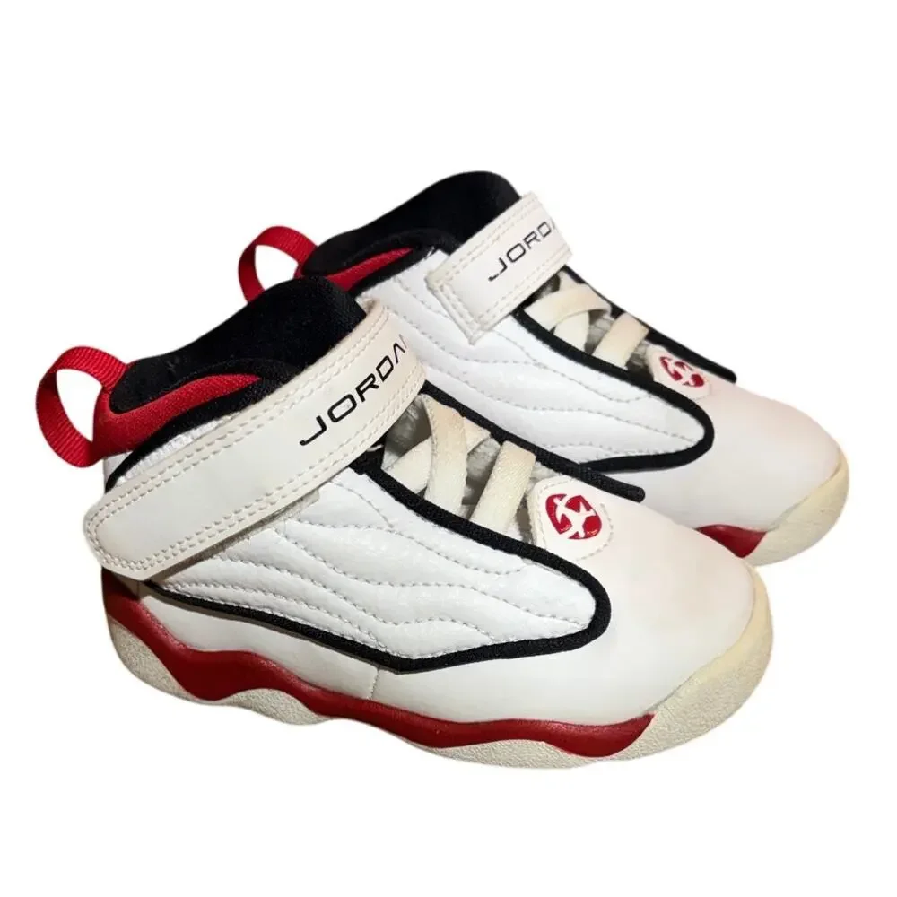Nike Air‎ Jordan Pro Strong White / Red / Black DC7910 101 Toddler Size 7C